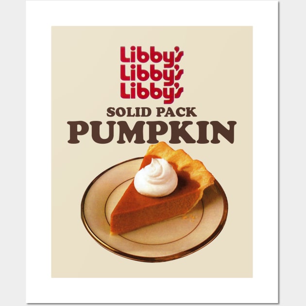 Libby's Solid Pack Pumpkin Wall Art by offsetvinylfilm